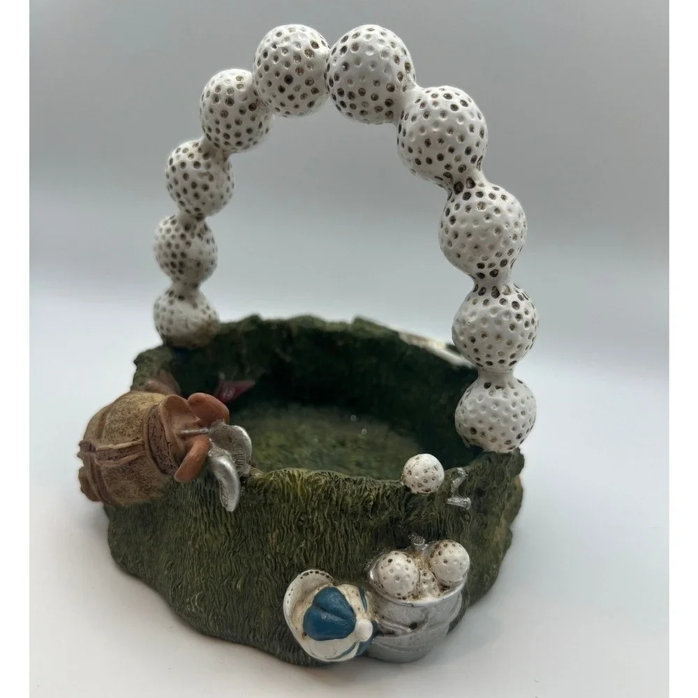 Vintage Golf-Themed Trinket‎ Dish Small Basket Decor